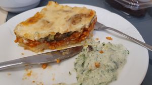 Musaka at Pani Baklazani in Nitra