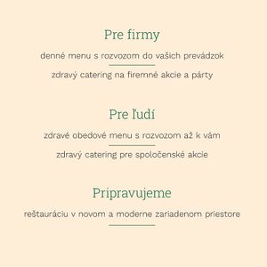 Napredujeme, inovujeme a vylepšujeme, aby ste boli s nami spokojní at Pani Baklazani in Nitra