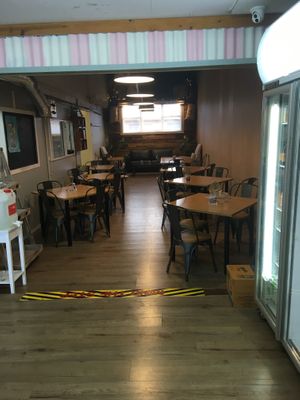 Cafe dining area at Providence NZ in Dargaville