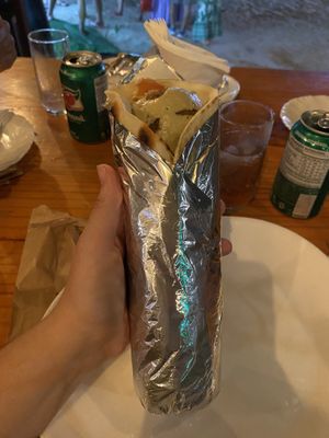 With hand to scale   at Káfila in Jericoacoara