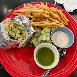 Beans and avocado vegan burrito ! at Hideout Burrito in Tokyo