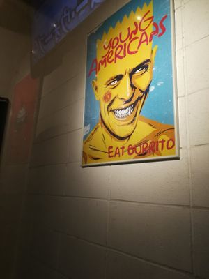 Interior at Hideout Burrito in Tokyo