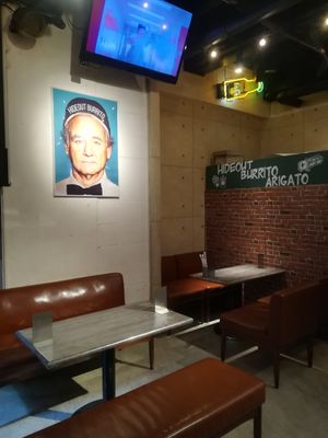 Interior at Hideout Burrito in Tokyo