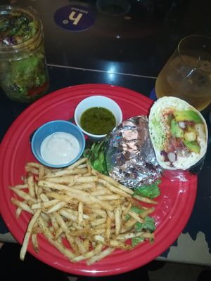 Big portions at Hideout Burrito in Tokyo