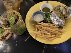 vegan burrito at Hideout Burrito in Tokyo