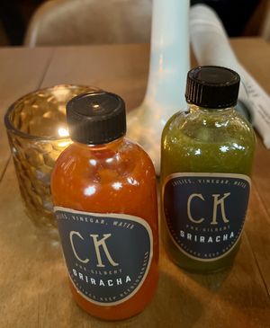 House made sriracha  at Clever Koi in Phoenix