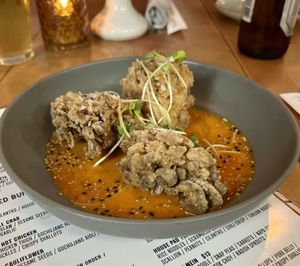 Korean fried maitake mushrooms   at Clever Koi in Phoenix