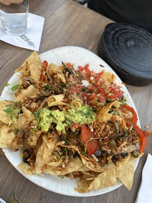 Vegan Nachos  at Palmilla Cocina y Tequila in Hermosa Beach