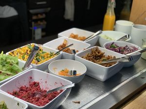 Glimpse of the buffet. at Sattgrün Kolumba Viertel - Mitte in Cologne