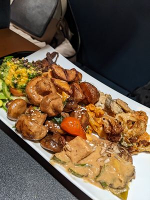 Another vegan plate at Sattgrün Kolumba Viertel - Mitte in Cologne