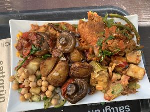 Buffet, all different types of things  at Sattgrün Kolumba Viertel - Mitte in Cologne