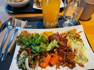 Mix of options available, lemonaid lemonade   at Sattgrün Kolumba Viertel - Mitte in Cologne