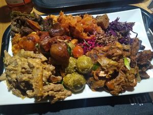 Loaded plate at Sattgrün Kolumba Viertel - Mitte in Cologne