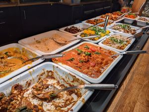 Cold section of the buffet at Sattgrün. at Sattgrün Kolumba Viertel - Mitte in Cologne