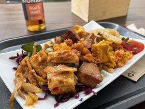 Vegan buffet and drink😄 at Sattgrün Kolumba Viertel - Mitte in Cologne