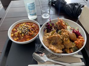 Chilli and a big bowl   at Sattgrün Kolumba Viertel - Mitte in Cologne