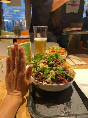 Biggest bowl ever  at Sattgrün Kolumba Viertel - Mitte in Cologne