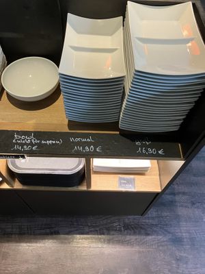 plates / prices   at Sattgrün Kolumba Viertel - Mitte in Cologne