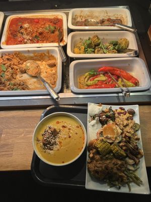 1/5 of the buffet   at Sattgrün Kolumba Viertel - Mitte in Cologne