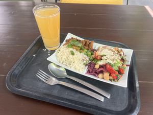 Kleiner Teller & Apfelsaft  at Sattgrün Kolumba Viertel - Mitte in Cologne