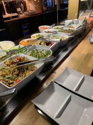 View of the buffet at Sattgrün Kolumba Viertel - Mitte in Cologne