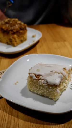 Lemon cake at Sattgrün Kolumba Viertel - Mitte in Cologne