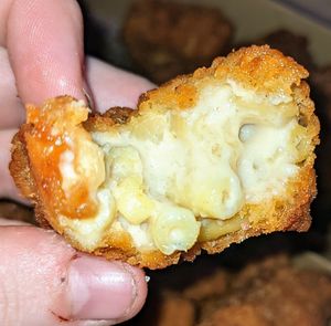 Inside of the crackettes at Green Burger in Collingwood