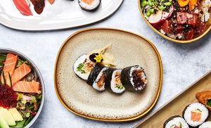 Green Burger Sister Restaurant "Future Sushi" https://www.futuresushi.com.au at Green Burger in Collingwood