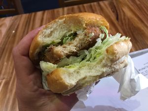 The Colonel. YUM!! at Green Burger in Collingwood