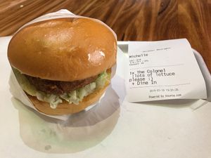 The Colonel: $8.90 at Green Burger in Collingwood