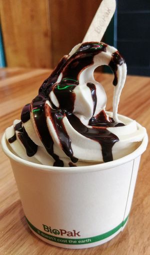 Soft serve at Green Burger in Collingwood