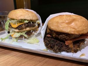 The Big Mock and The Departed at Green Burger in Collingwood