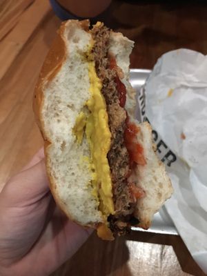 Cheese burger 😍 at Green Burger in Collingwood