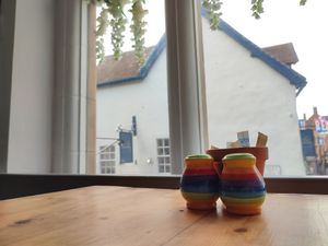 Tables at The GreenHouse Cafe in Shrewsbury