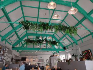 Ceiling at The GreenHouse Cafe in Shrewsbury
