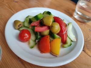 Salad portion at The GreenHouse Cafe in Shrewsbury