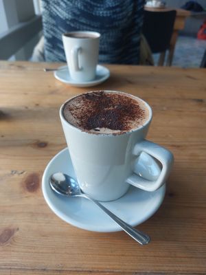 Hot chocolate at The GreenHouse Cafe in Shrewsbury