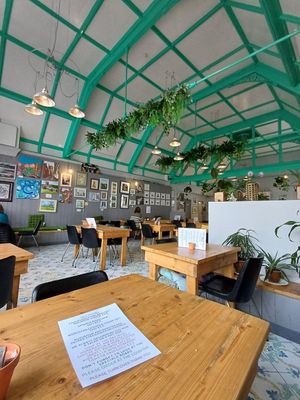 Lovely, light and welcoming premises at The GreenHouse Cafe in Shrewsbury