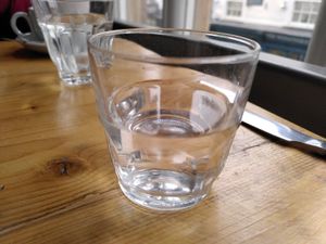 Glass of water (May 2024) at The GreenHouse Cafe in Shrewsbury