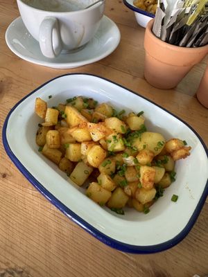 Fried potato   at The GreenHouse Cafe in Shrewsbury