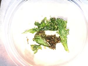 Cheesy flavoured Kale Chips at Vegetate in Aylesbury