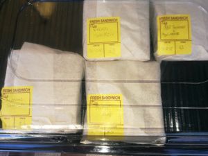 Freshly made vegan sandwiches. at Vegetate in Aylesbury