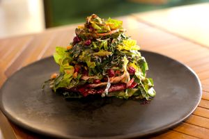 Yoga Pants Salad (Vegan, GF) at Satellite in Santa Barbara