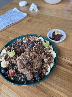 Vegan Nutella Pancake  at One Happy Bowl in Noord