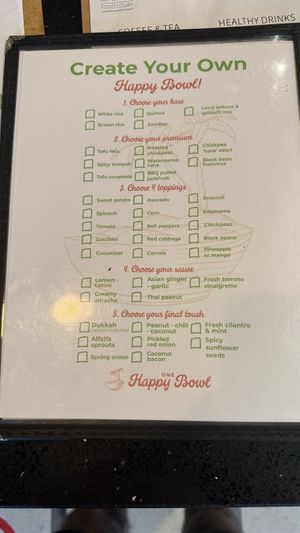 Carta  at One Happy Bowl in Noord