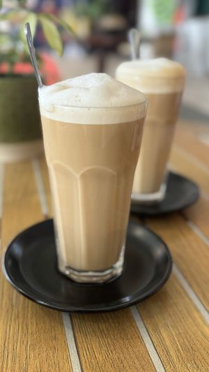 Oat latte  at One Happy Bowl in Noord