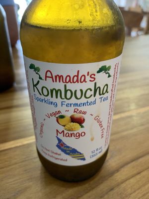 Mango local Kombucha  at One Happy Bowl in Noord