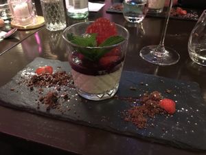 Pannacotta (vegan!)  at MammaMia in The Hague