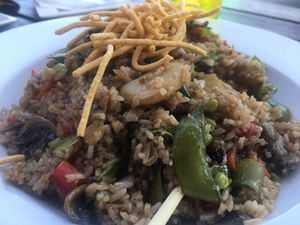 Arroz chaufa at Mestizo Fusion Cuisine in West Palm Beach