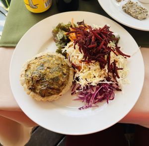 Leek quiche  at Mango in Montevideo